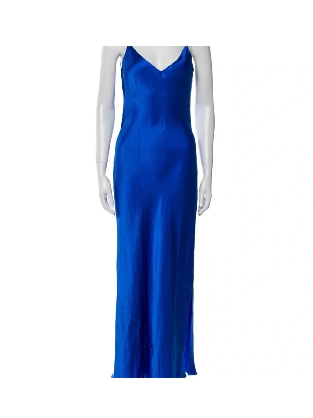 DANNIJO Vibrant Cobalt Blue Slip Maxi Dress